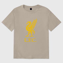 Футболка оверсайз мужская Liverpool sport fc, цвет: миндальный
