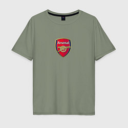 Футболка оверсайз мужская Arsenal fc sport club, цвет: авокадо