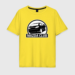 Мужская футболка оверсайз Mazda club