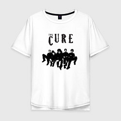 Футболка оверсайз мужская The Cure - A Band, цвет: белый