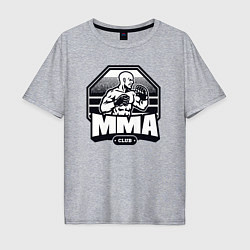 Футболка оверсайз мужская MMA club, цвет: меланж