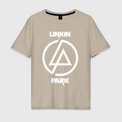 Мужская футболка оверсайз Linkin Park logo