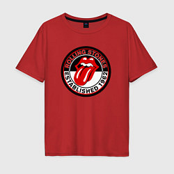 Мужская футболка оверсайз Rolling Stones established 1962