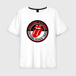 Мужская футболка оверсайз Rolling Stones established 1962