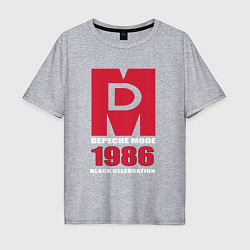 Мужская футболка оверсайз Depeche Mode - Black Celebration album merch