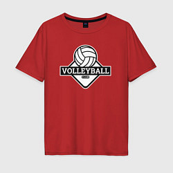 Мужская футболка оверсайз Volleyball club