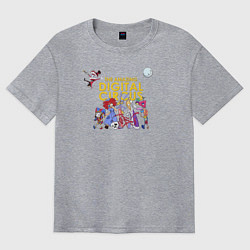 Футболка оверсайз мужская The Amazing Digital Circus, цвет: меланж