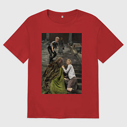 Футболка оверсайз мужская Сайлент хилл 2006, цвет: красный