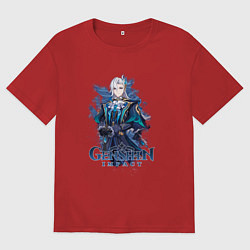 Футболка оверсайз мужская Судья Нёвиллет, цвет: красный