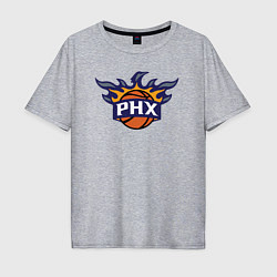 Мужская футболка оверсайз Phoenix Suns fire