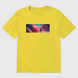 Футболка оверсайз мужская Lost, цвет: желтый