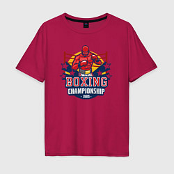 Мужская футболка оверсайз Boxing championship