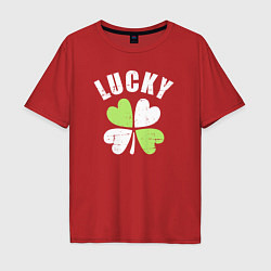 Мужская футболка оверсайз Lucky day