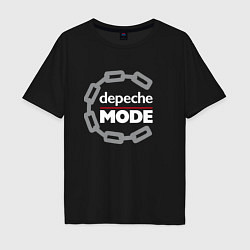 Футболка оверсайз мужская Depeche Mode - Ring, цвет: черный