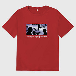 Футболка оверсайз мужская Depeche Mode - PTA tour, цвет: красный