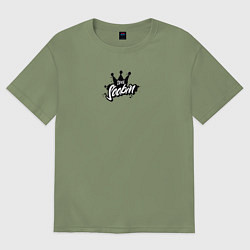 Футболка оверсайз мужская Soobin, цвет: авокадо