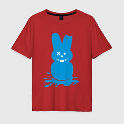 Футболка оверсайз мужская Blue bunny, цвет: красный