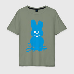 Мужская футболка оверсайз Blue bunny