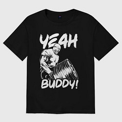 Футболка оверсайз мужская Ронни Коулман, цвет: черный