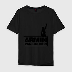 Футболка оверсайз мужская Armin van buuren, цвет: черный