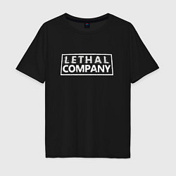 Мужская футболка оверсайз Lethal Company: Logo