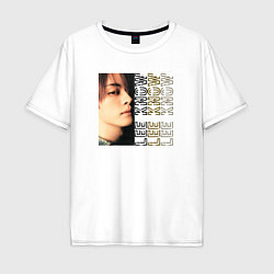 Футболка оверсайз мужская Lee Know top, цвет: белый