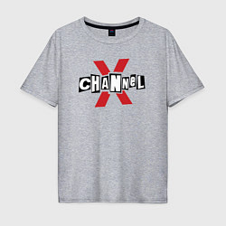 Футболка оверсайз мужская Channel X из GTA V, цвет: меланж