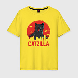 Мужская футболка оверсайз Catzilla