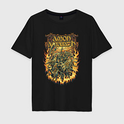 Футболка оверсайз мужская Amon Amarth Skal, цвет: черный