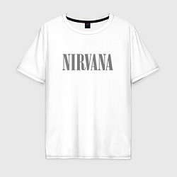 Мужская футболка оверсайз Nirvana black album