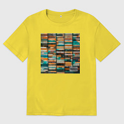 Футболка оверсайз мужская 2004, цвет: желтый