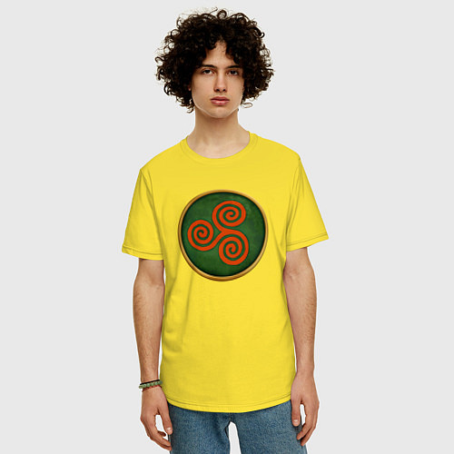 Мужская футболка оверсайз Кельты Rome: Total War / Желтый – фото 3