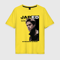 Мужская футболка оверсайз Jared Joseph Leto 30 Seconds To Mars