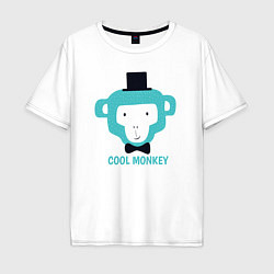 Мужская футболка оверсайз Cool monkey