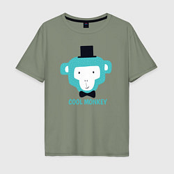 Мужская футболка оверсайз Cool monkey