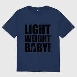 Футболка оверсайз мужская Light weight baby, цвет: тёмно-синий