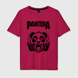 Мужская футболка оверсайз Pantera - rock panda