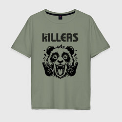 Мужская футболка оверсайз The Killers - rock panda