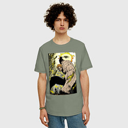 Футболка оверсайз мужская Семь смертных грехов Эсканор, цвет: авокадо — фото 2