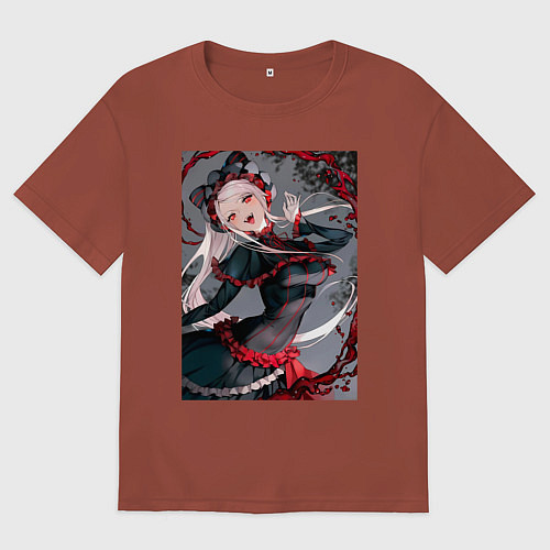 Мужская футболка оверсайз Повелитель Шаллтир Бладфоллен / Кирпичный – фото 1