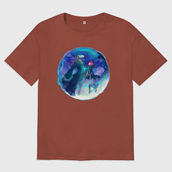 Футболка оверсайз мужская Невеста чародея Элиас Эйнсворт, цвет: кирпичный