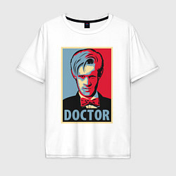 Футболка оверсайз мужская Doctor, цвет: белый