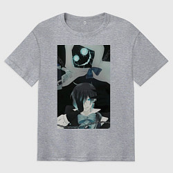 Футболка оверсайз мужская Ванитас целитель, цвет: меланж