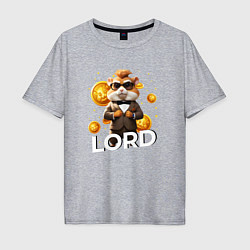 Футболка оверсайз мужская Hamster kombat lord, цвет: меланж
