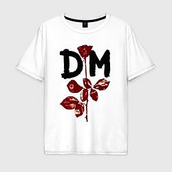 Футболка оверсайз мужская Depeche mode - violator, цвет: белый