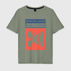 Мужская футболка оверсайз Depeche Mode - Music for the masses merch