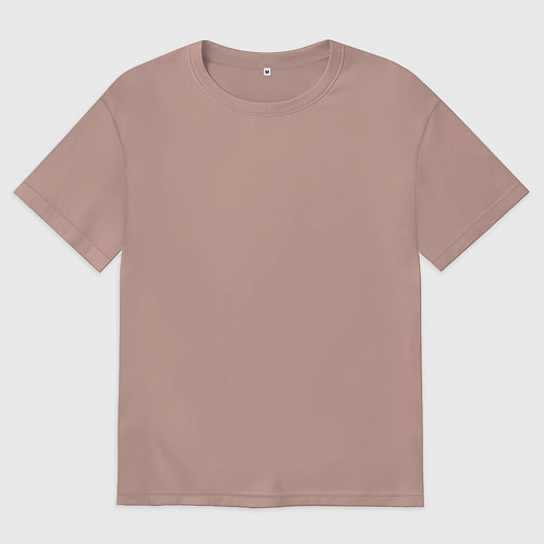 Мужская футболка оверсайз Не старый а олдскульный / Пыльно-розовый – фото 1