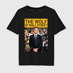 Мужская футболка оверсайз The wolf of wall street - Leo