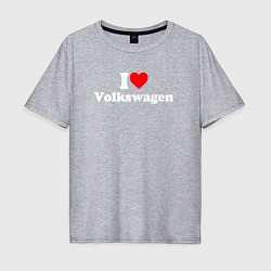 Мужская футболка оверсайз I love Volkswagen