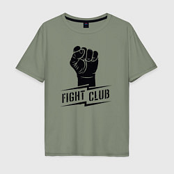 Мужская футболка оверсайз Fight club warrior